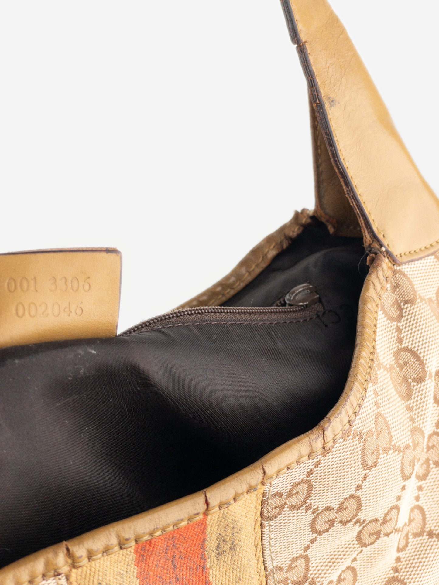 Gucci by Tom Ford 1990s ‘Jackie’ GG Supreme Monogram Hobo Shoulder Bag