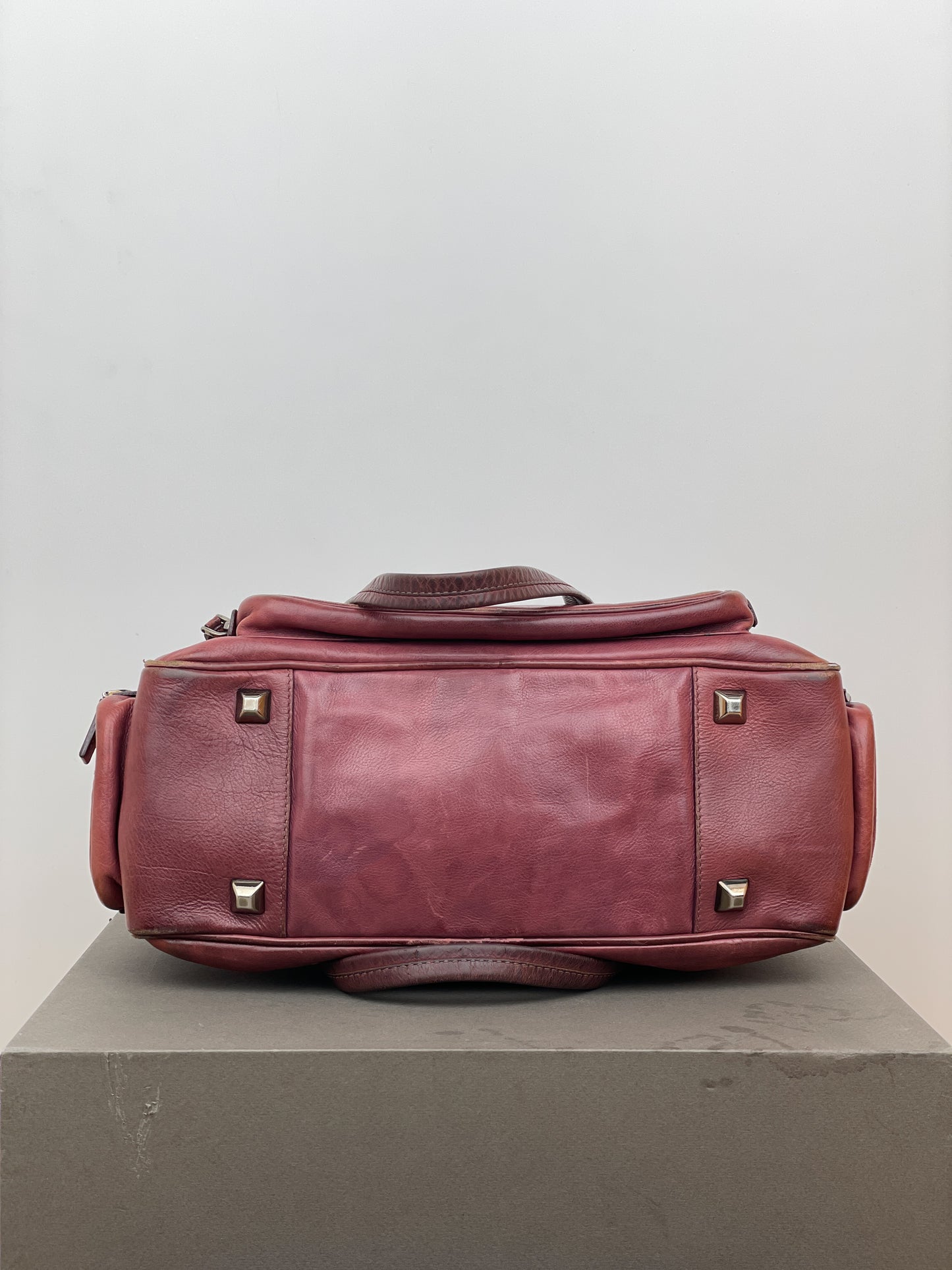 Prada 2000s Cargo-Pocket Bowling Shoulder Bag