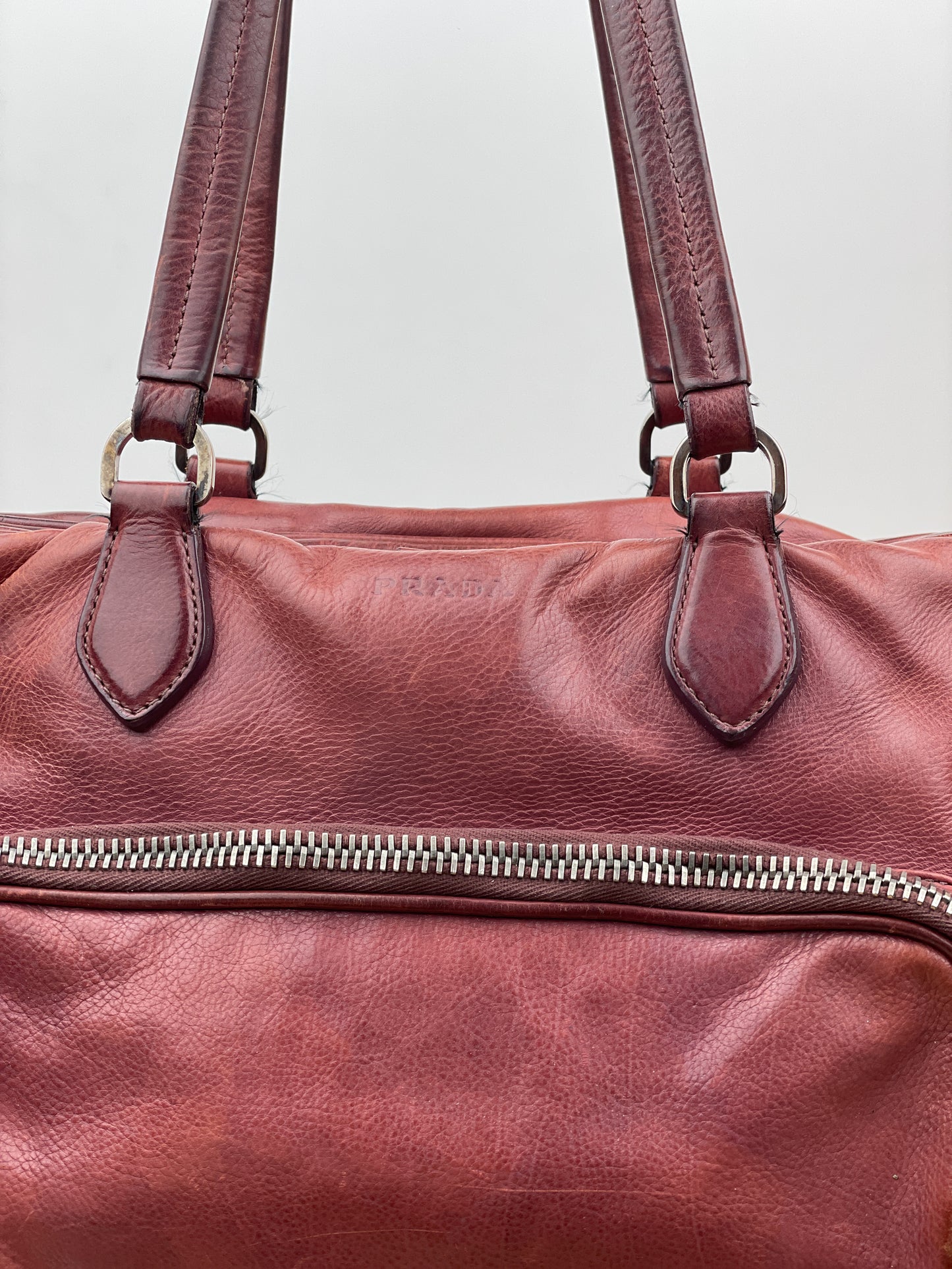 Prada 2000s Cargo-Pocket Bowling Shoulder Bag