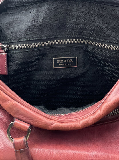 Prada 2000s Cargo-Pocket Bowling Shoulder Bag