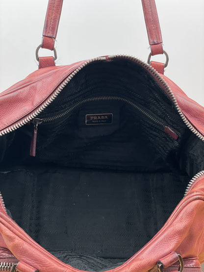 Prada 2000s Cargo-Pocket Bowling Shoulder Bag