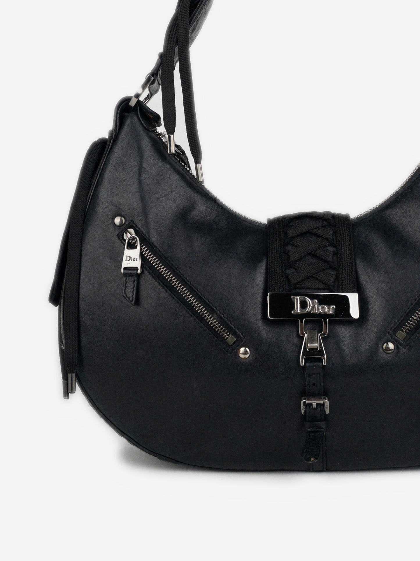 Dior by Galliano AW02 ‘Admit It’ Corset Lace Up Shoulder Bag