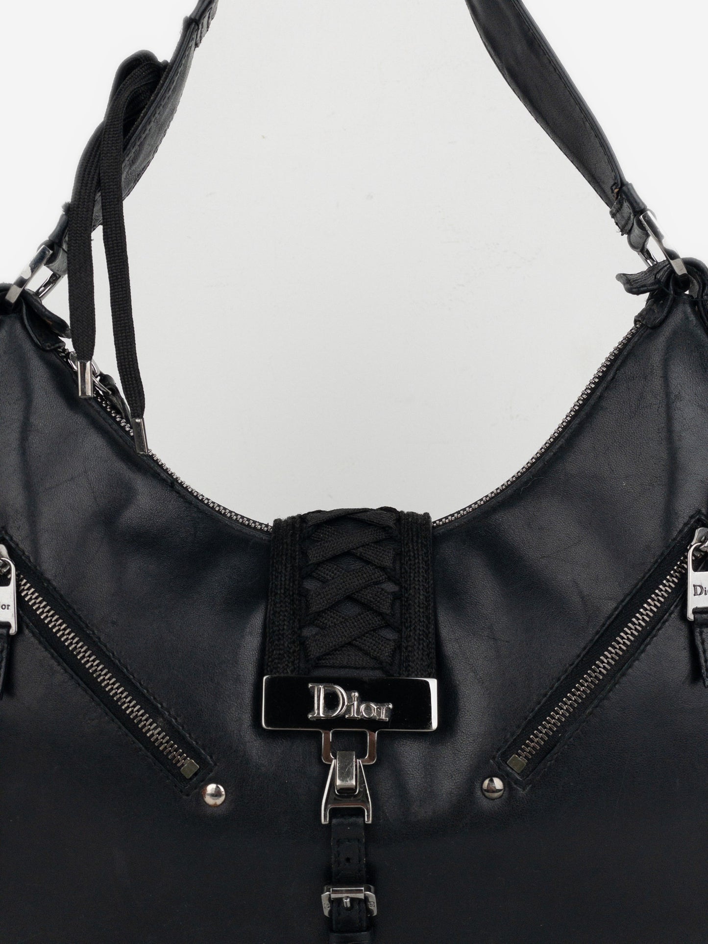 Dior by Galliano AW02 ‘Admit It’ Corset Lace Up Shoulder Bag