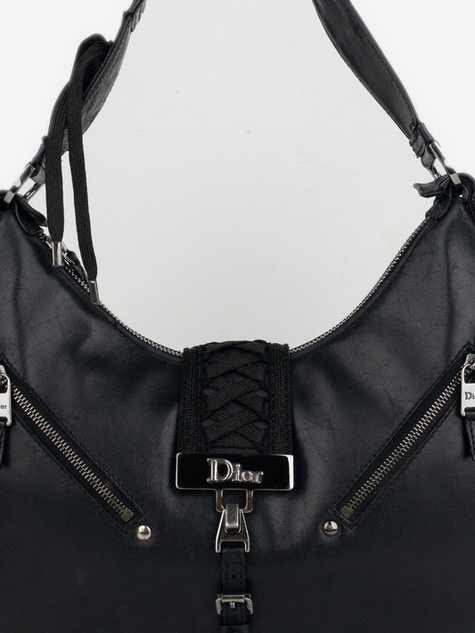 Dior by Galliano AW02 ‘Admit It’ Corset Lace Up Shoulder Bag – photo 7