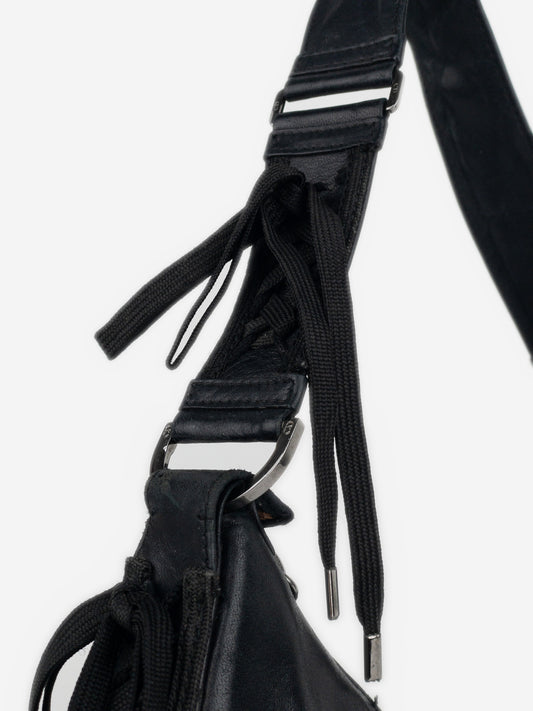Dior by Galliano AW02 ‘Admit It’ Corset Lace Up Shoulder Bag – photo 9