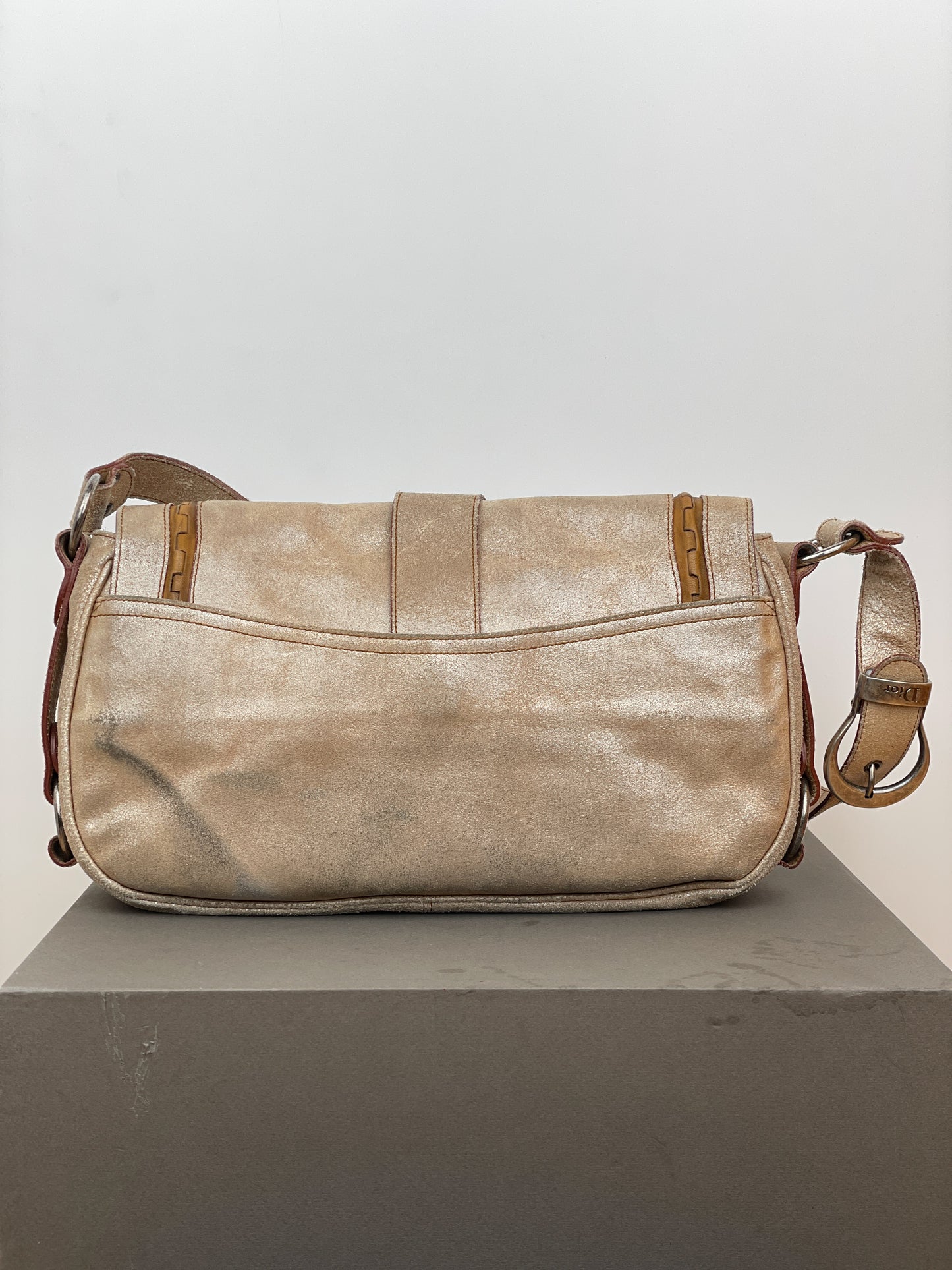 Dior by John Galliano SS06 Suede Gaucho Saddle Shoulder Bag