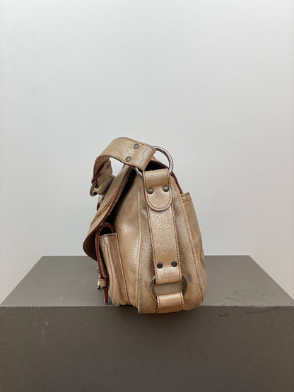 Dior by John Galliano SS06 Suede Gaucho Saddle Shoulder Bag