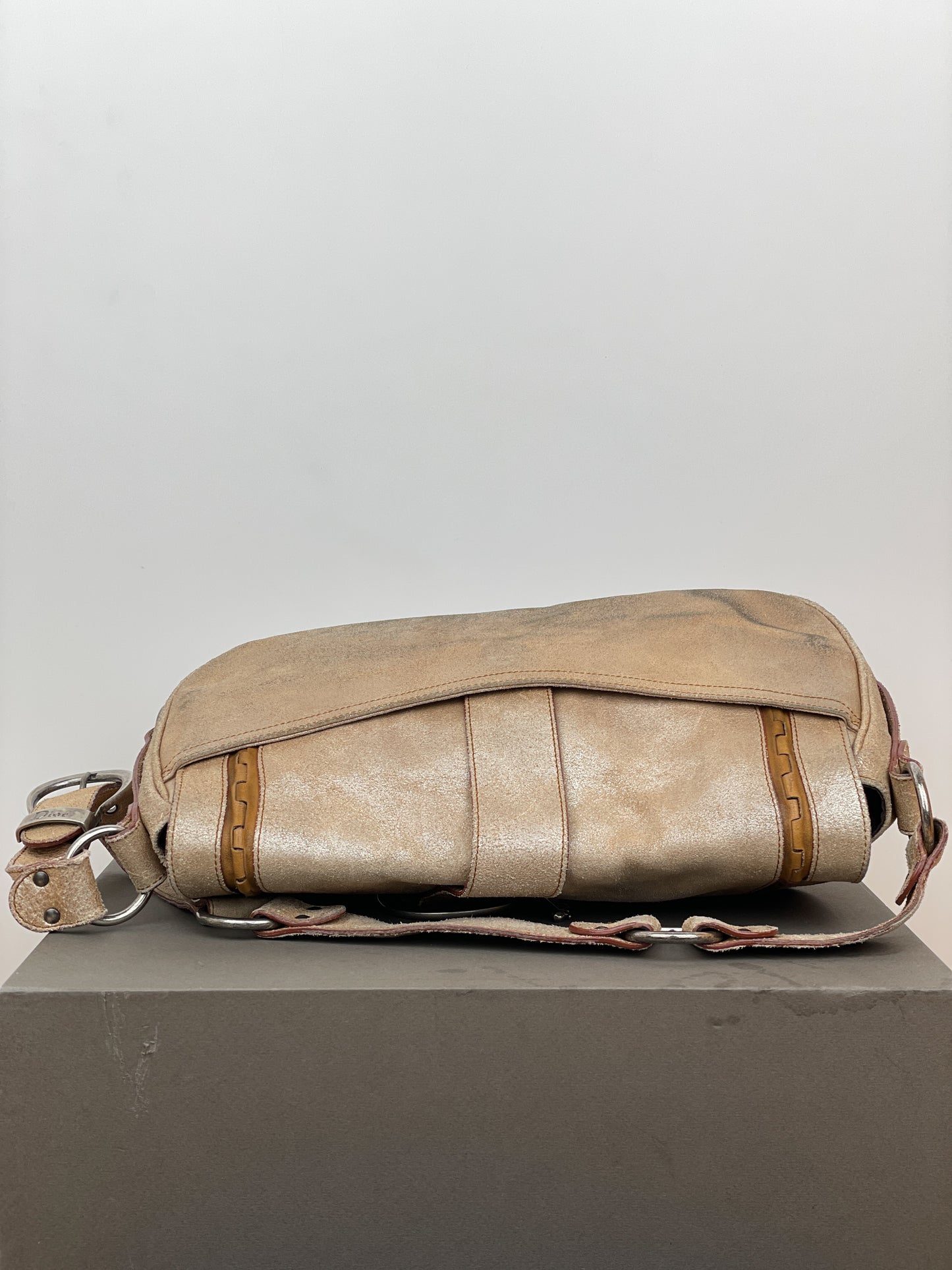 Dior by John Galliano SS06 Suede Gaucho Saddle Shoulder Bag
