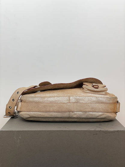 Dior by John Galliano SS06 Suede Gaucho Saddle Shoulder Bag
