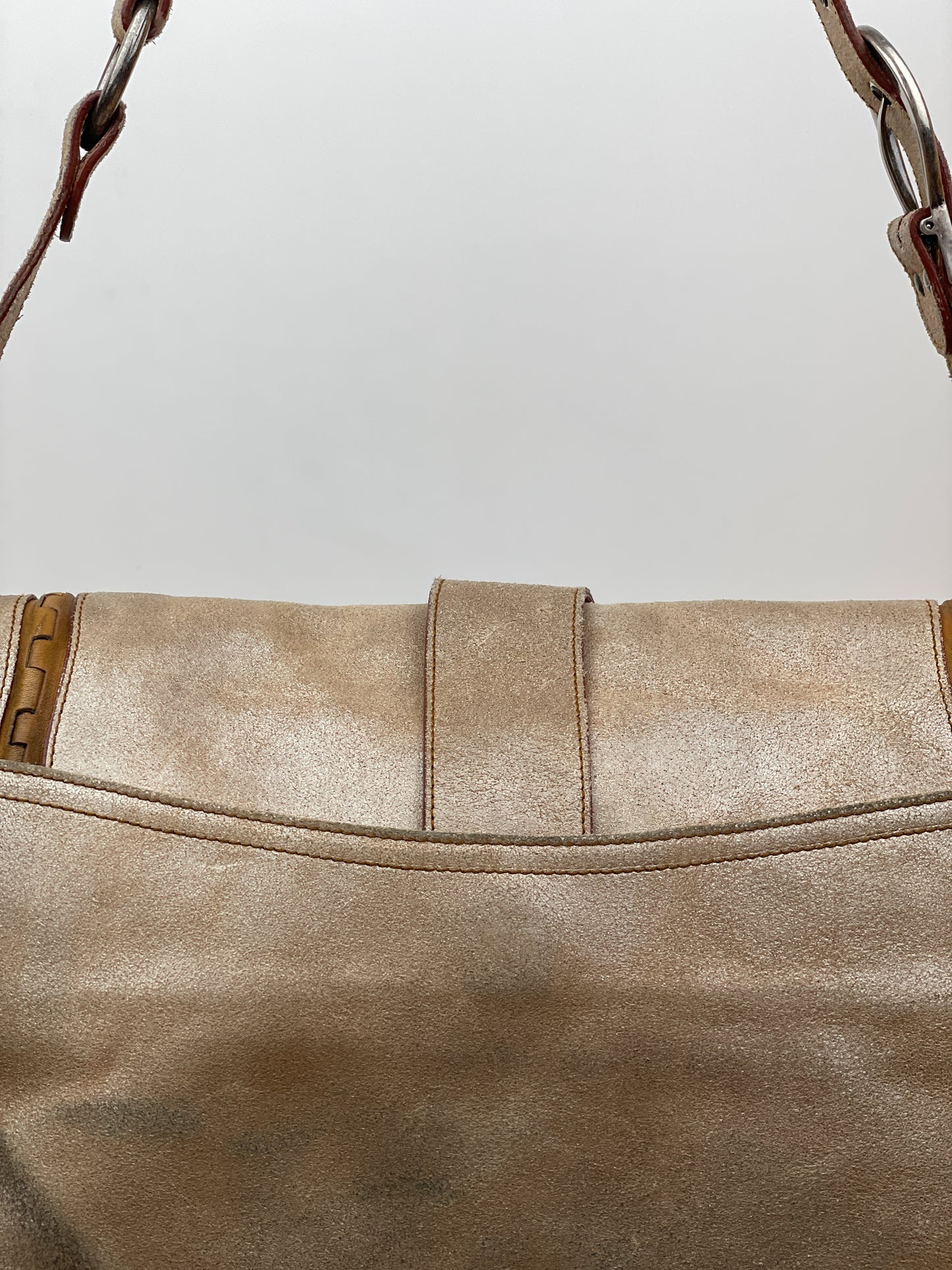 Dior by John Galliano SS06 Suede Gaucho Saddle Shoulder Bag