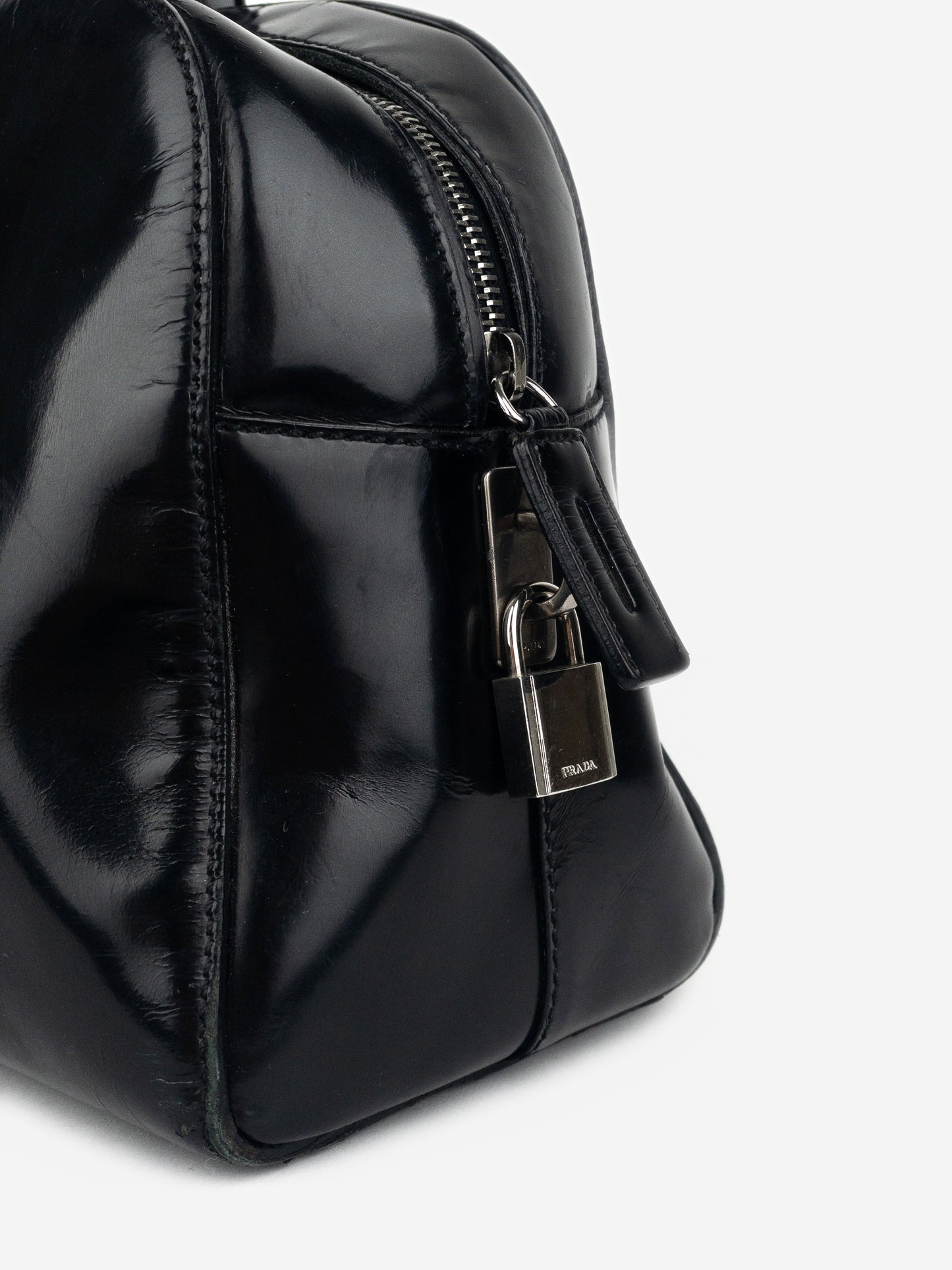 Prada 2000s Bauletto Bowling Shoulder Bag