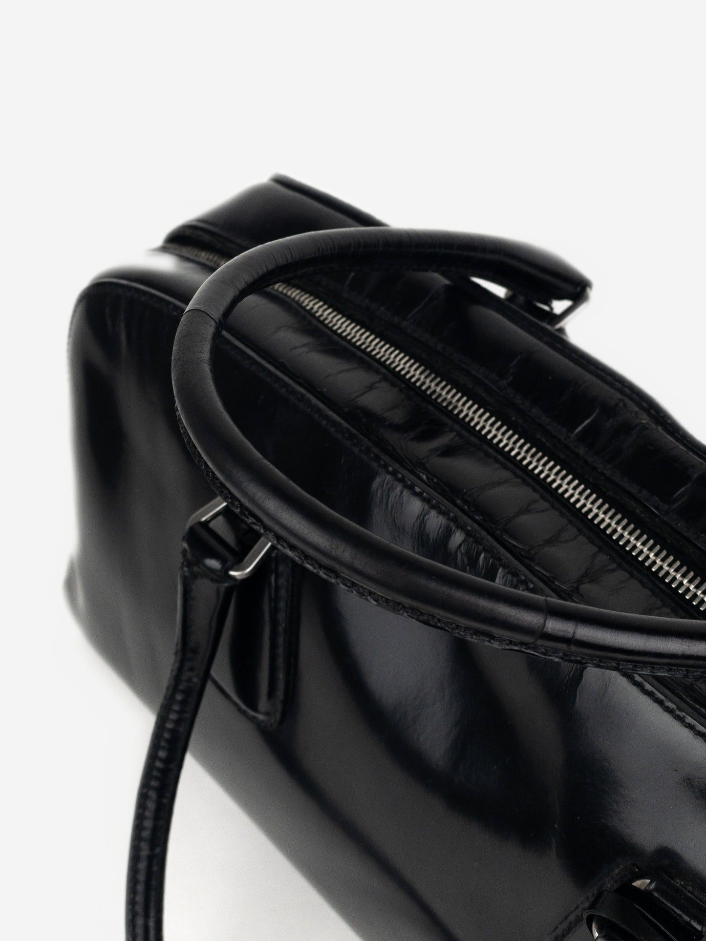Prada 2000s Bauletto Bowling Shoulder Bag