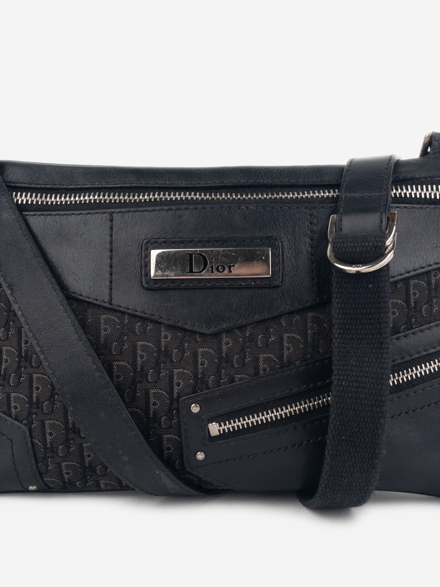 Dior by Galliano SS02 ‘Street Chic’ Diorissimo Monogram Trotter Crossbody Bag