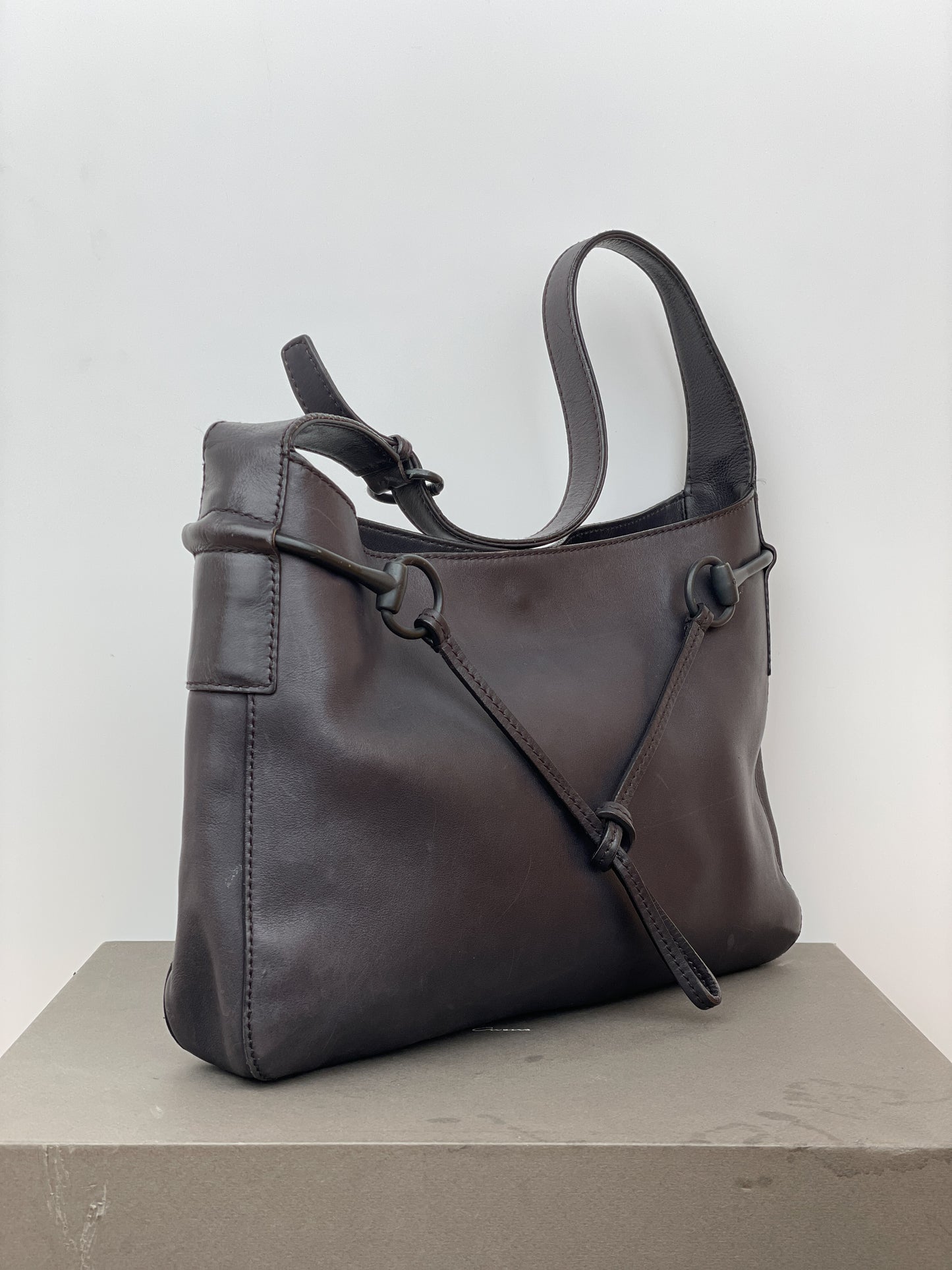 Gucci by Tom Ford 1990s Horsebit Hobo Shoulder Bag