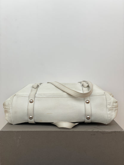 Prada 2000s Leather Shopper Tote Handbag