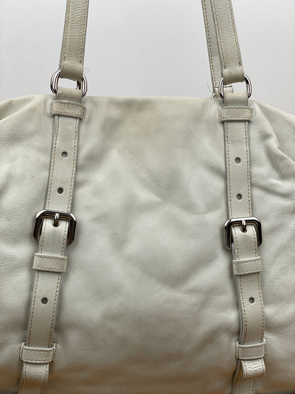 Prada 2000s Leather Shopper Tote Handbag