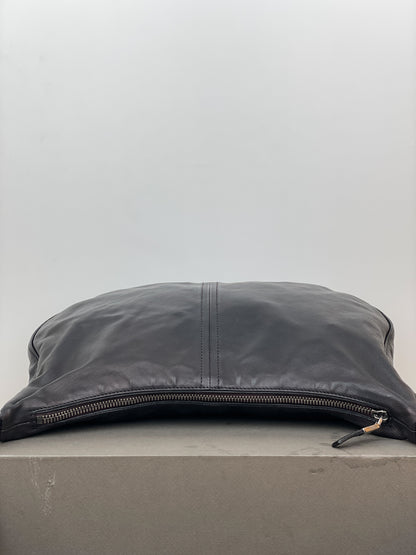 Prada 2000s Leather Hobo Shoulder Bag