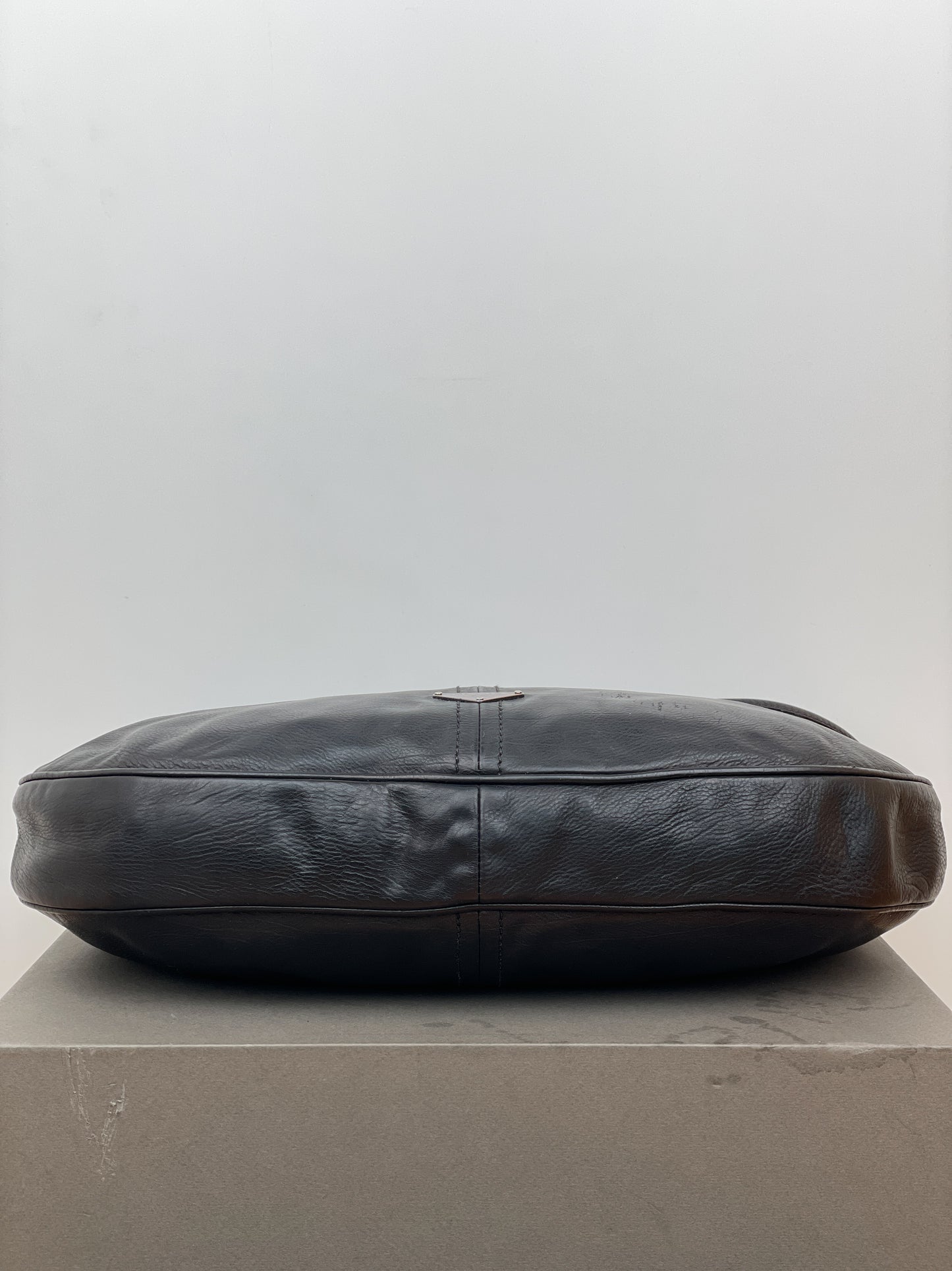 Prada 2000s Leather Hobo Shoulder Bag