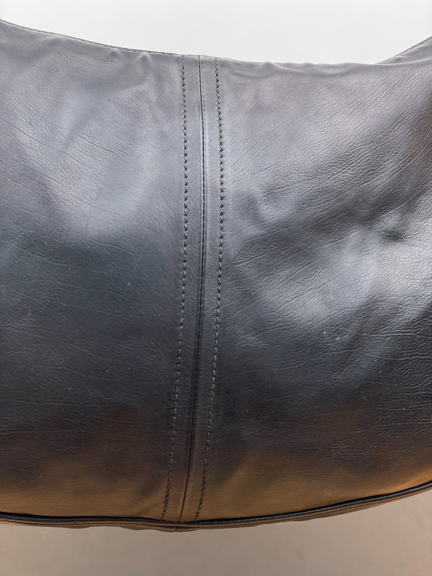 Prada 2000s Leather Hobo Shoulder Bag