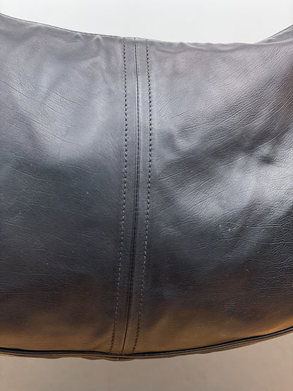 Prada 2000s Leather Hobo Shoulder Bag