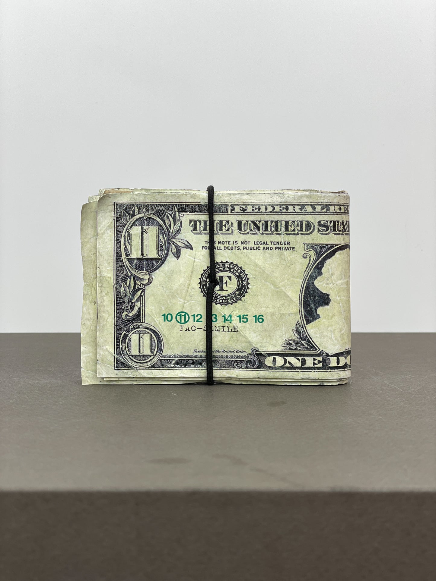 Maison Margiela SS08 Artisanal '$11 Dollar Bills' Bifold Wallet