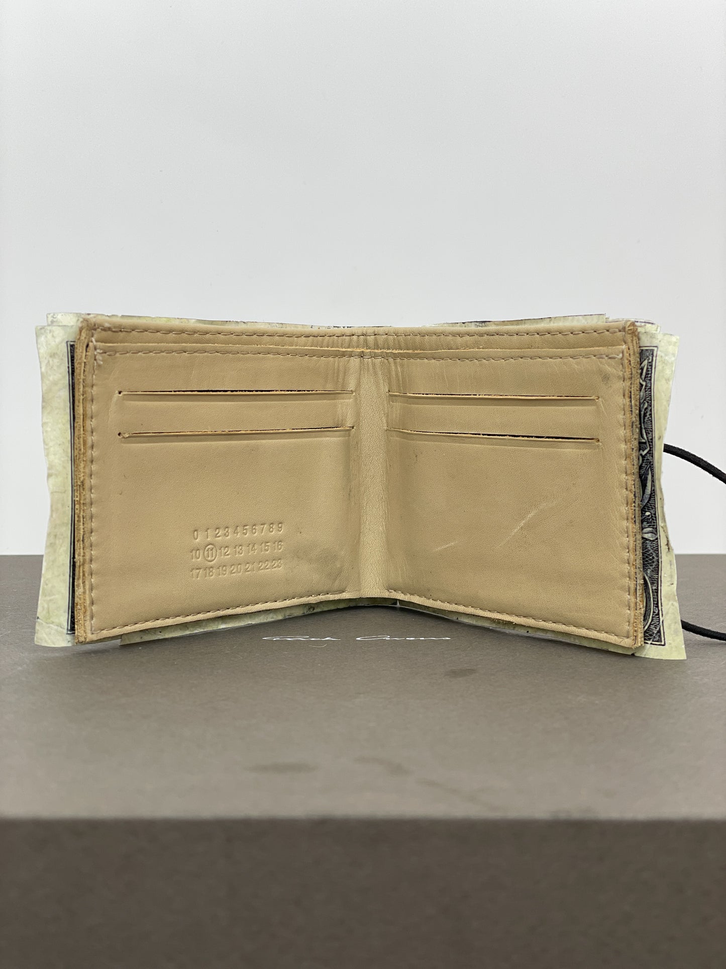 Maison Margiela SS08 Artisanal '$11 Dollar Bills' Bifold Wallet
