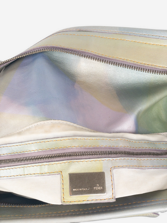 Fendi 2000s Iridescent Ombre Zucca Monogram‚Chef‘ Handbag – photo 6