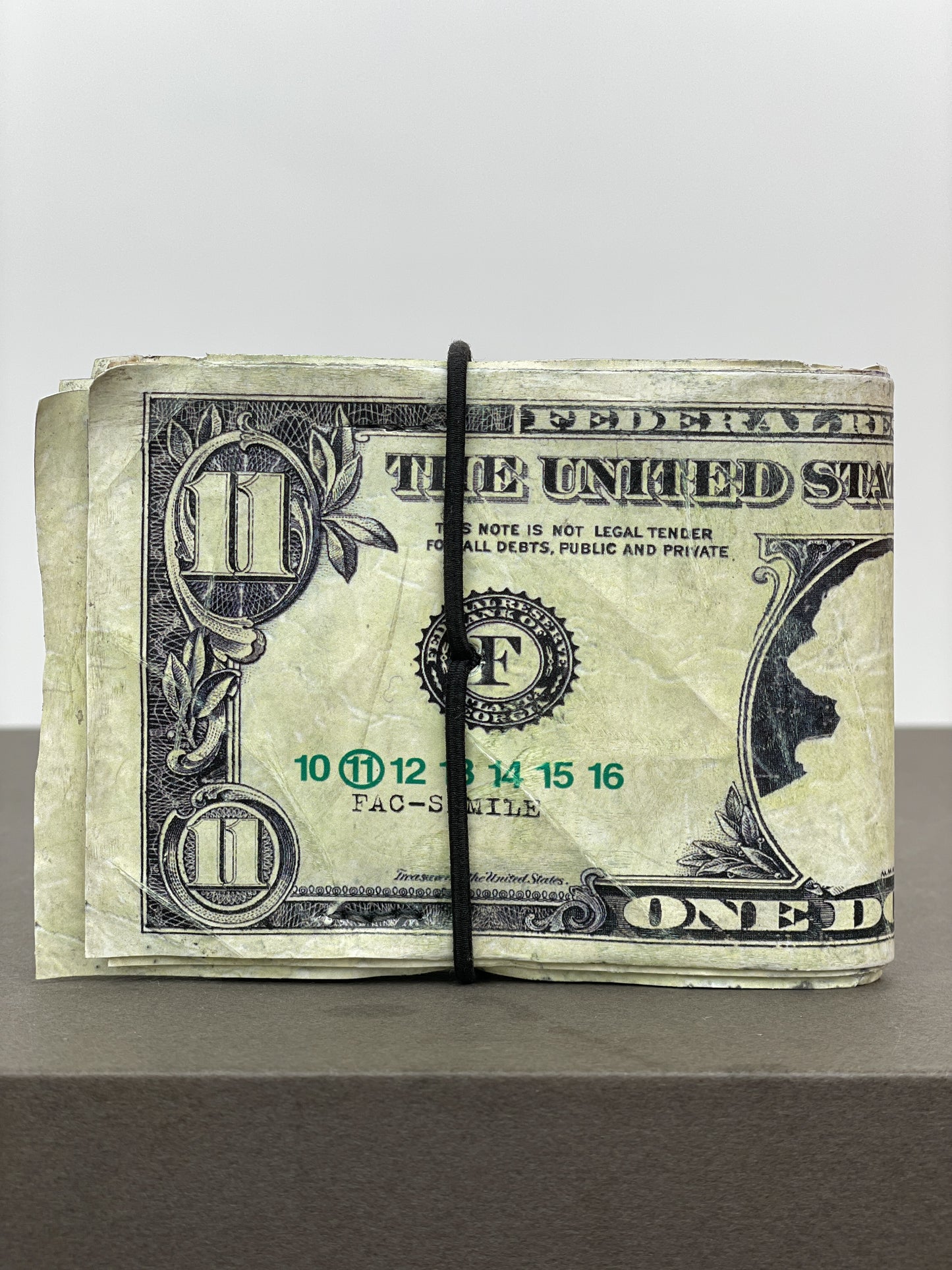 Maison Margiela SS08 Artisanal '$11 Dollar Bills' Bifold Wallet