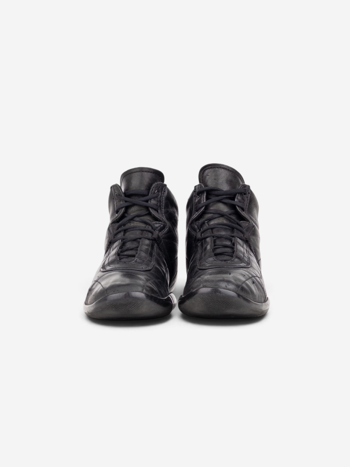 Prada 2000s High-Top Sports Racing Sneakers