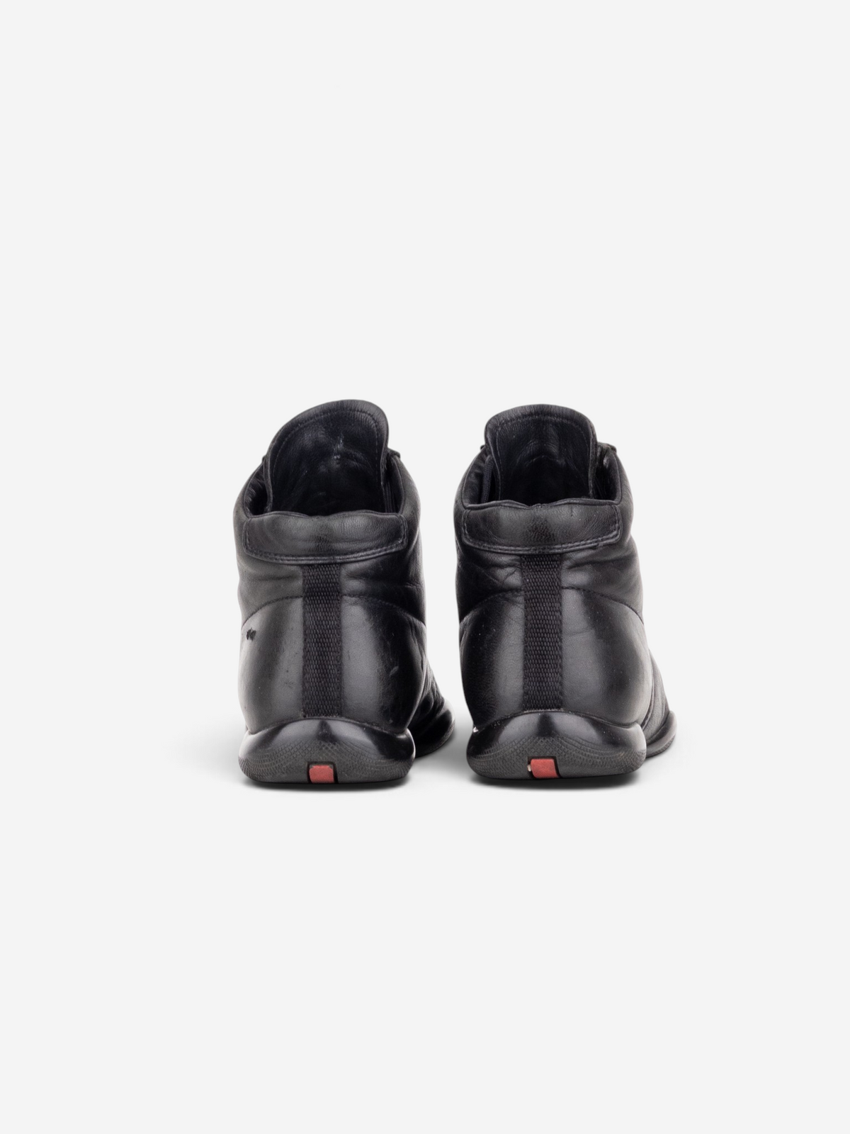 Prada 2000s High-Top Sports Racing Sneakers