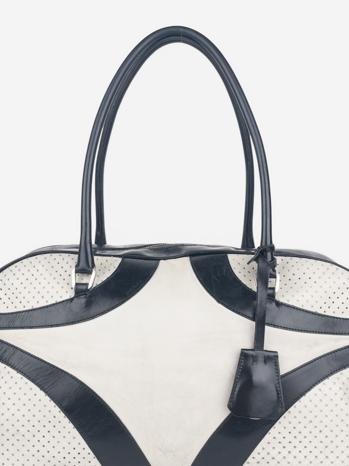 Prada SS00 Bowling Leather Shoulder Bag – photo 4