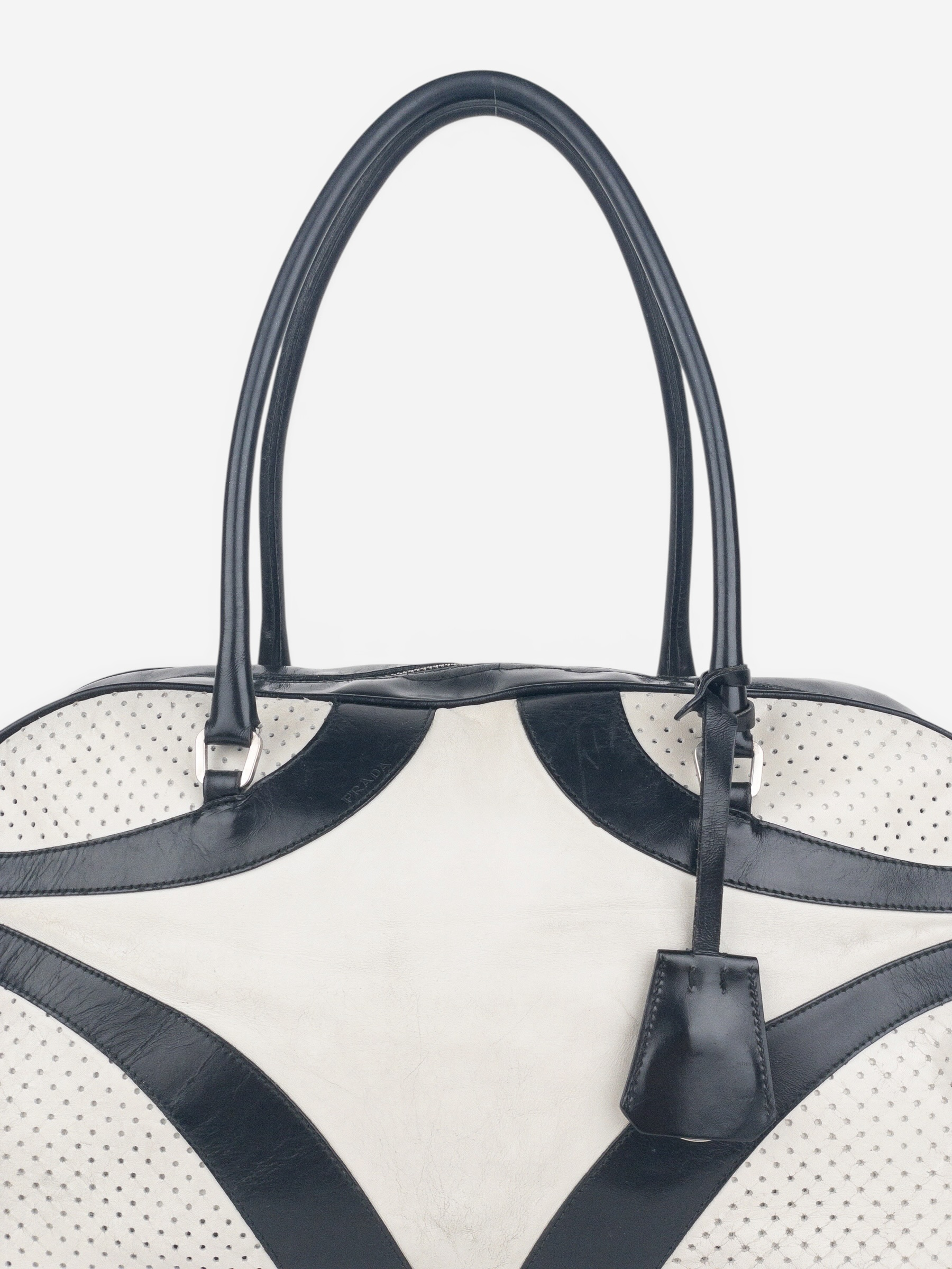 Prada SS00 Bowling Leather Shoulder Bag – photo 4