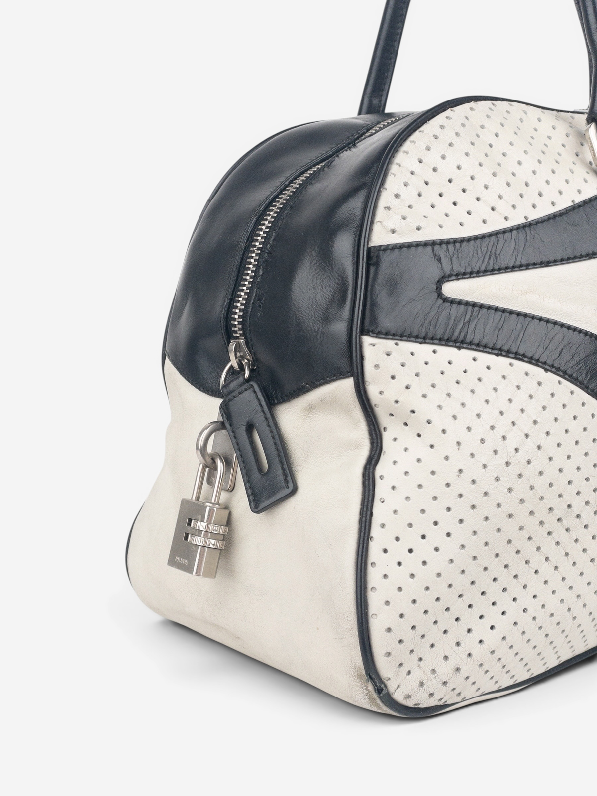 Prada SS00 Bowling Leather Shoulder Bag – photo 5