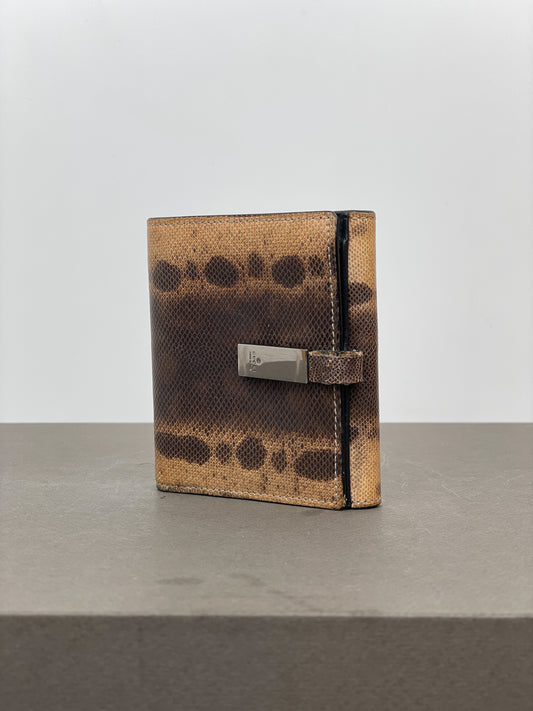 Gucci by Tom Ford 1990s Python Snakeskin Cardholder