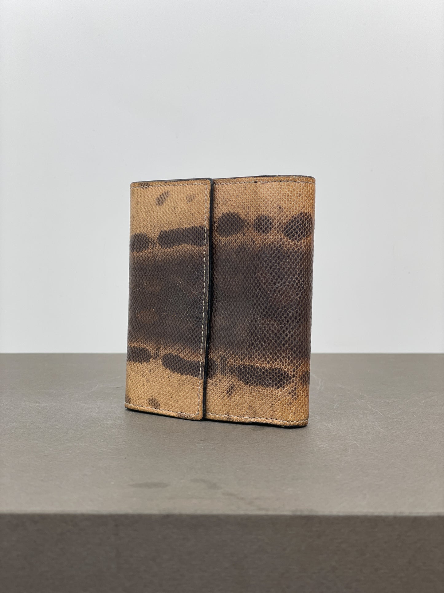 Gucci by Tom Ford 1990s Python Snakeskin Cardholder