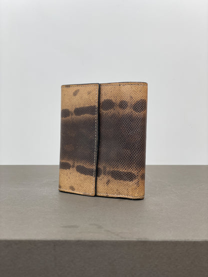 Gucci by Tom Ford 1990s Python Snakeskin Cardholder