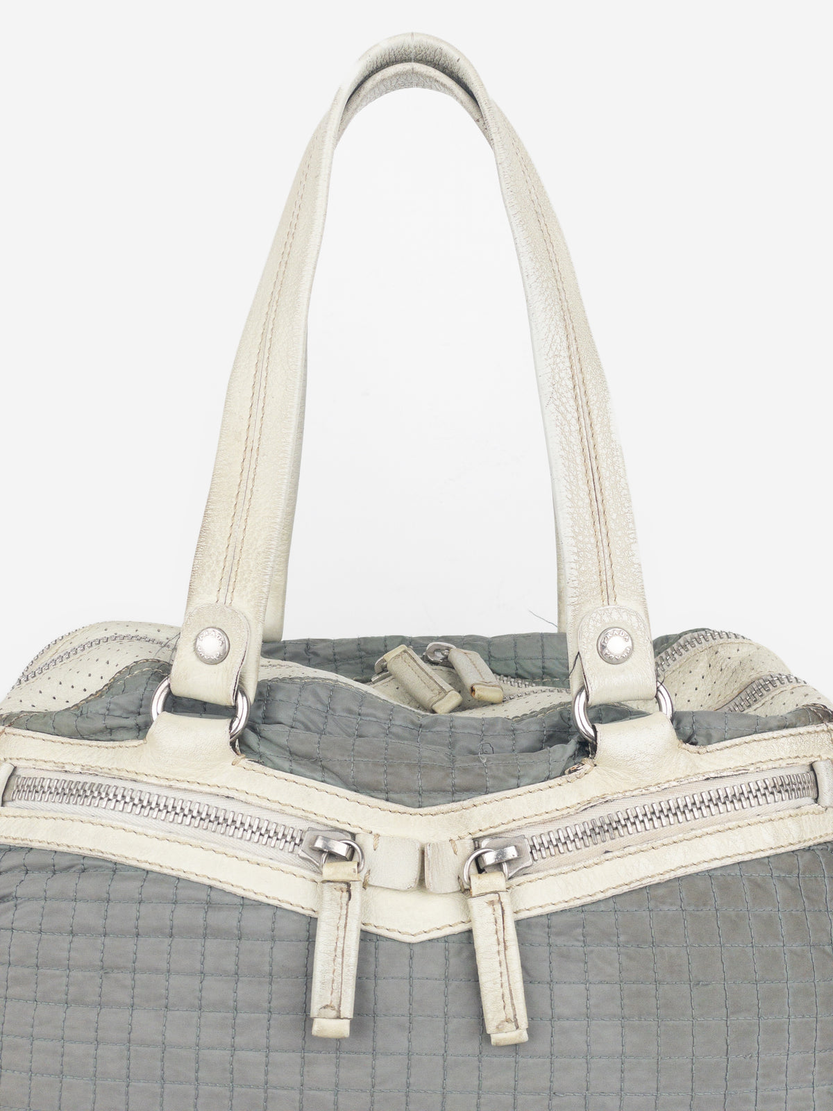 Prada 2000s Linea Rossa Quilted Sports Boston Shoulder Bag – photo 5