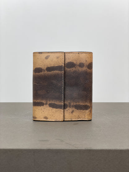 Gucci by Tom Ford 1990s Python Snakeskin Cardholder