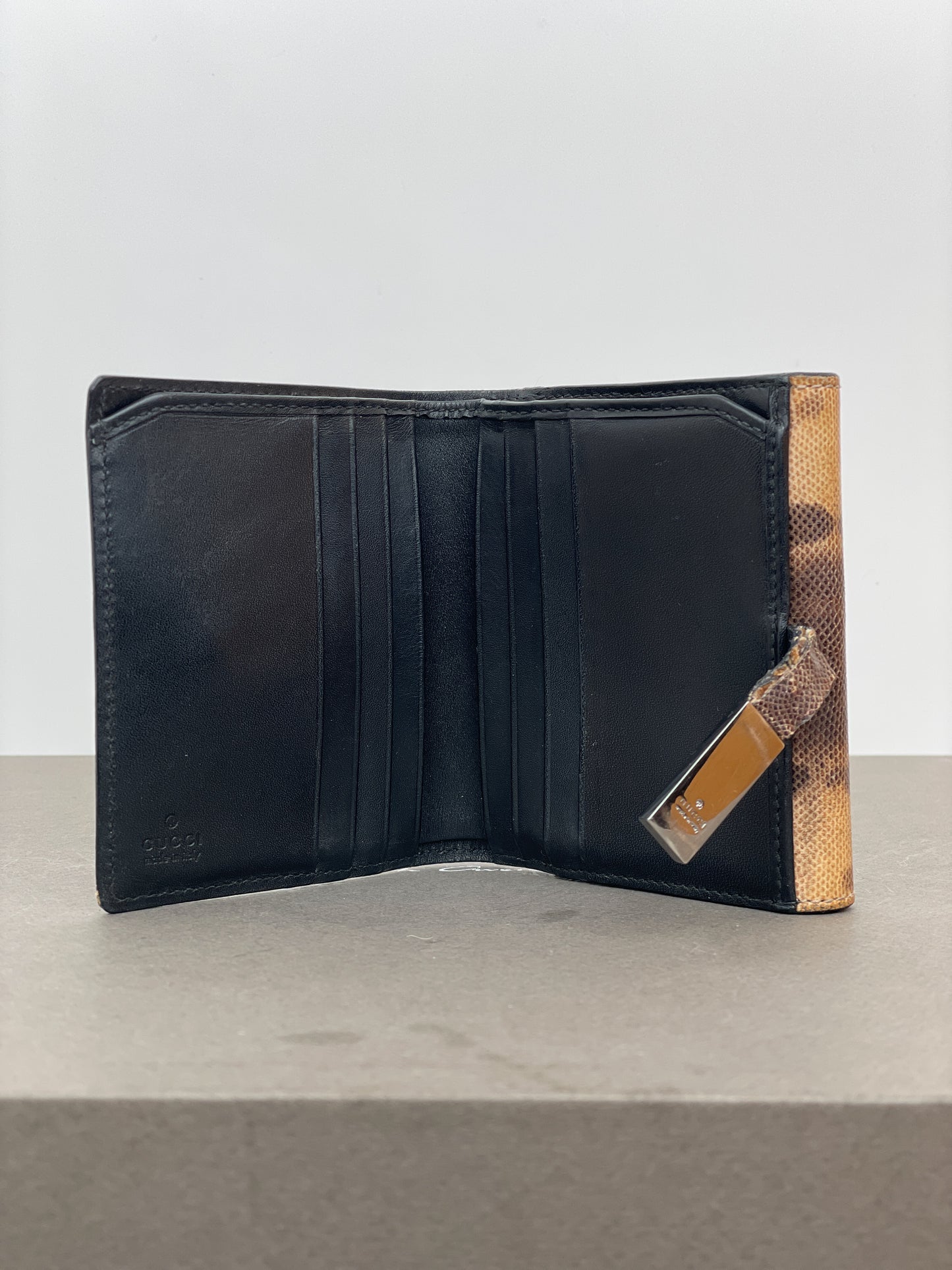 Gucci by Tom Ford 1990s Python Snakeskin Cardholder