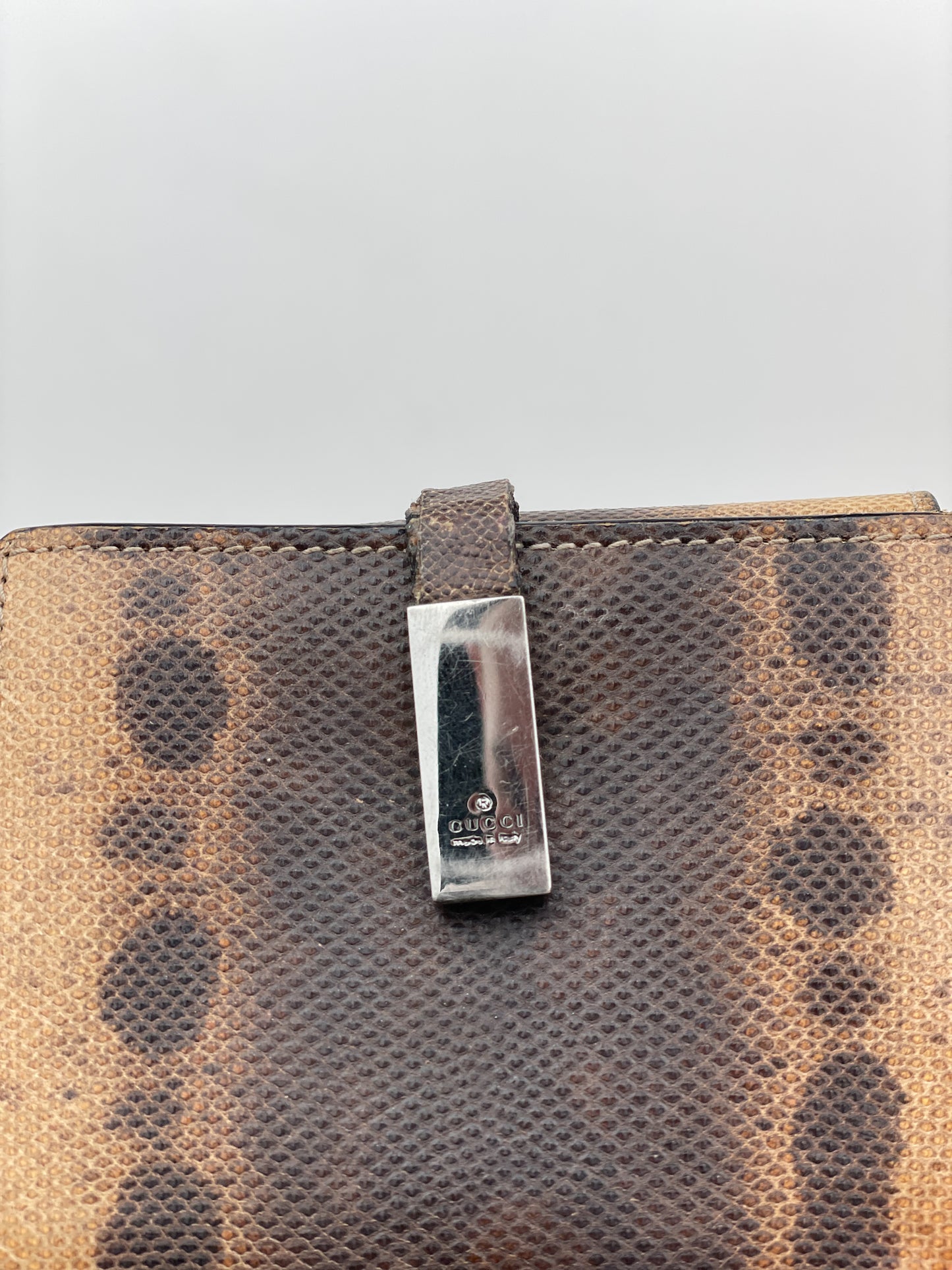 Gucci by Tom Ford 1990s Python Snakeskin Cardholder