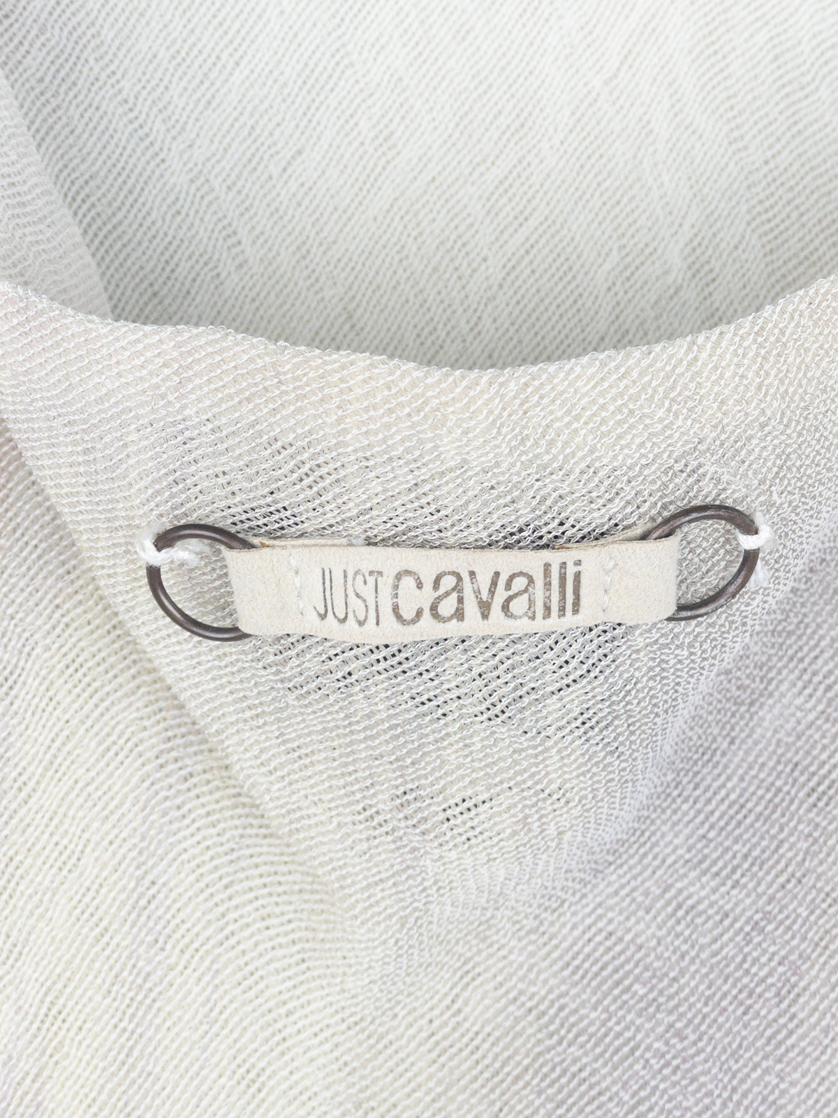 Roberto Cavalli 2000s Asymmetrical Summer Wrinkle Ruffle Maxi Dress
