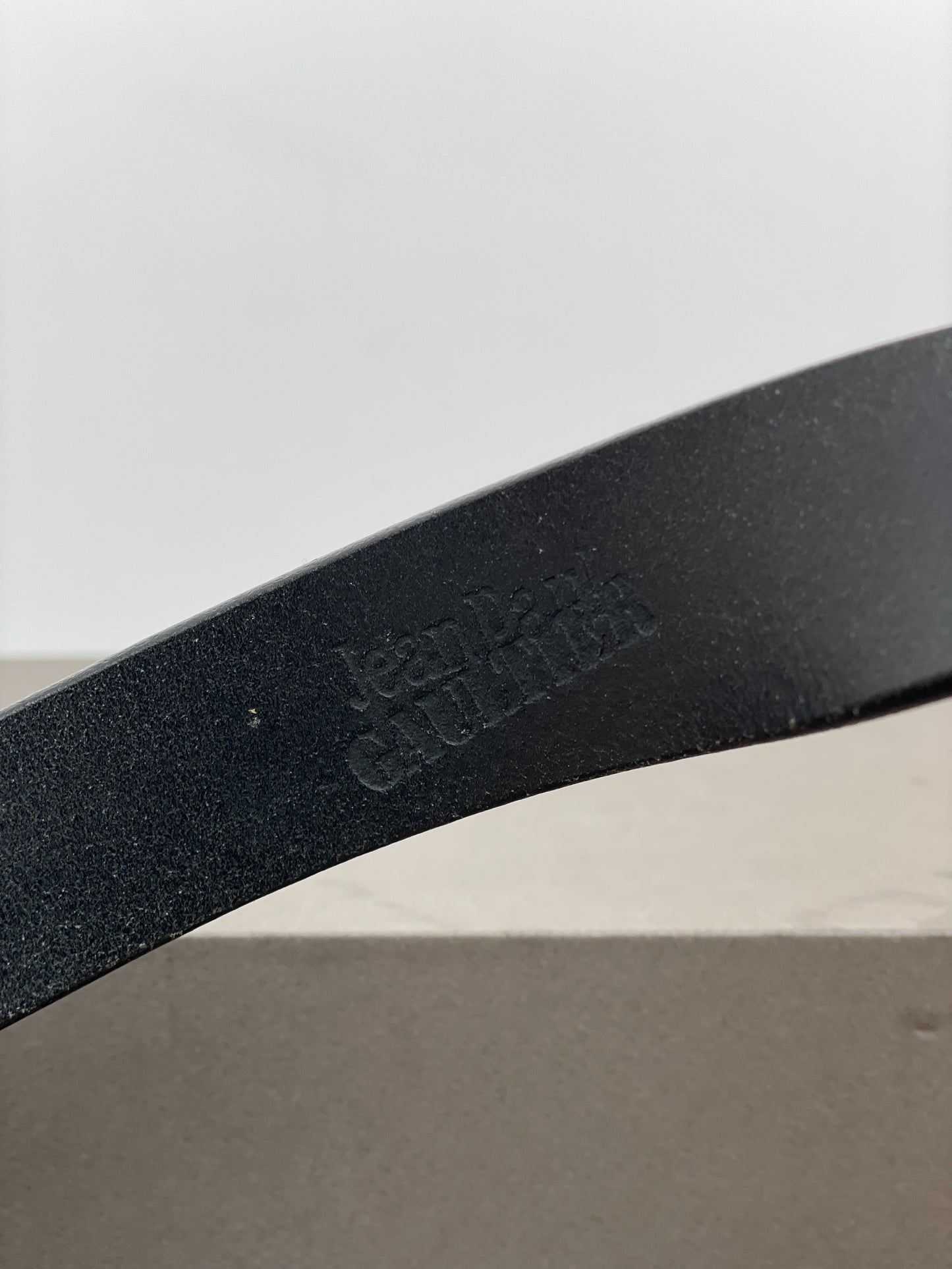 Jean Paul Gaultier 90s Logo Buckle Belt