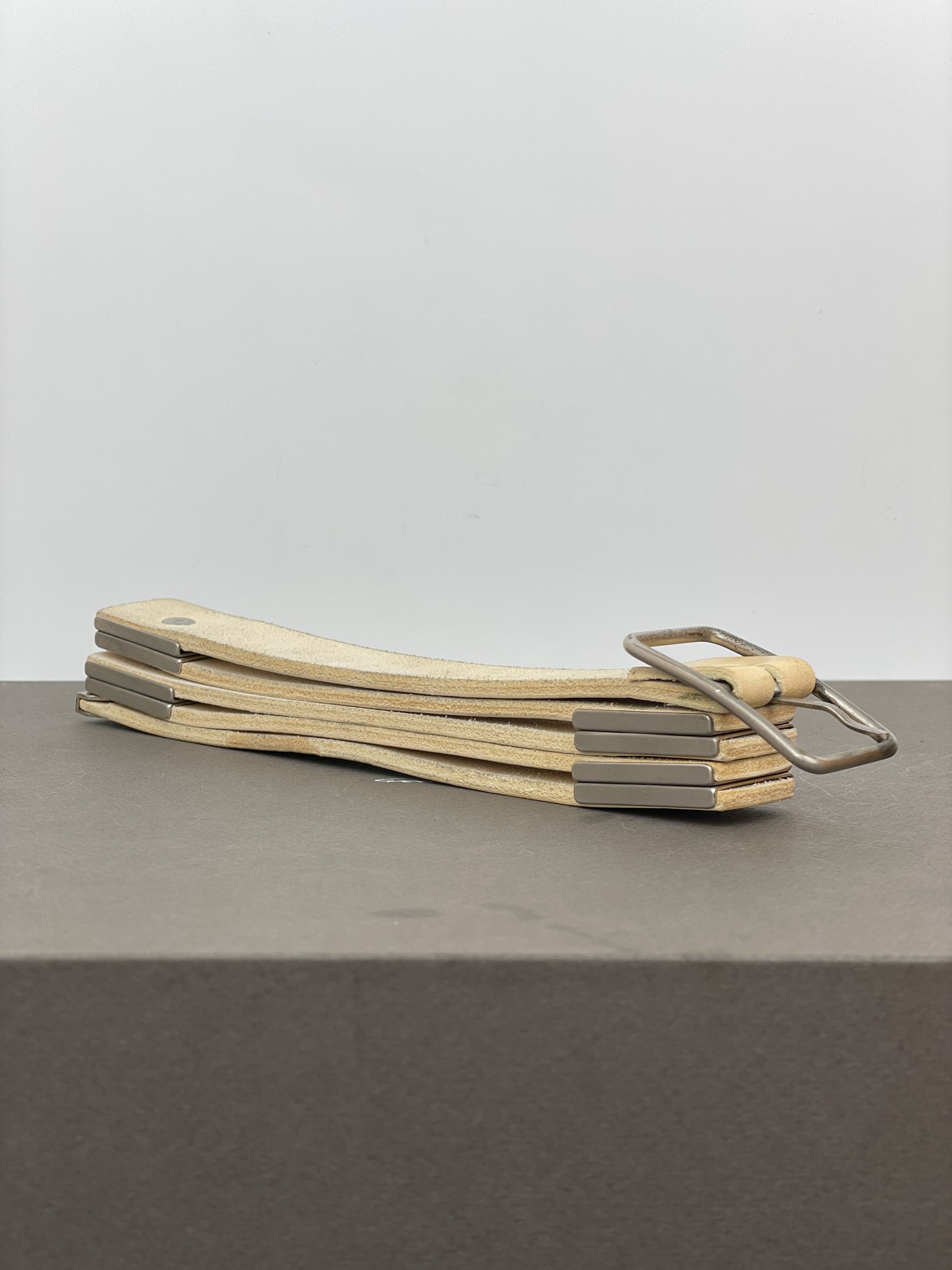 Carol Christian Poell SS02 'Safe' Folded Screw Leather Belt