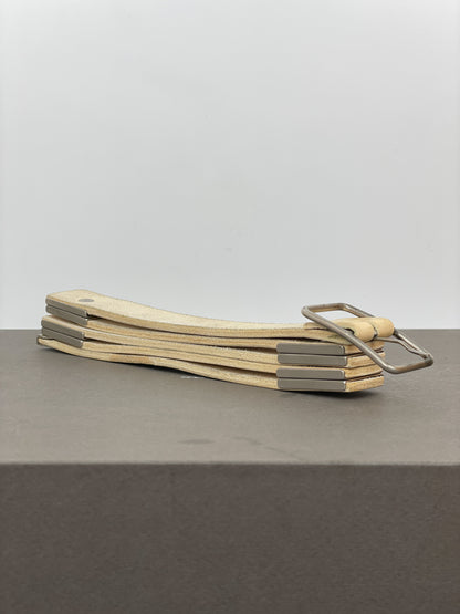 Carol Christian Poell SS02 'Safe' Folded Screw Leather Belt
