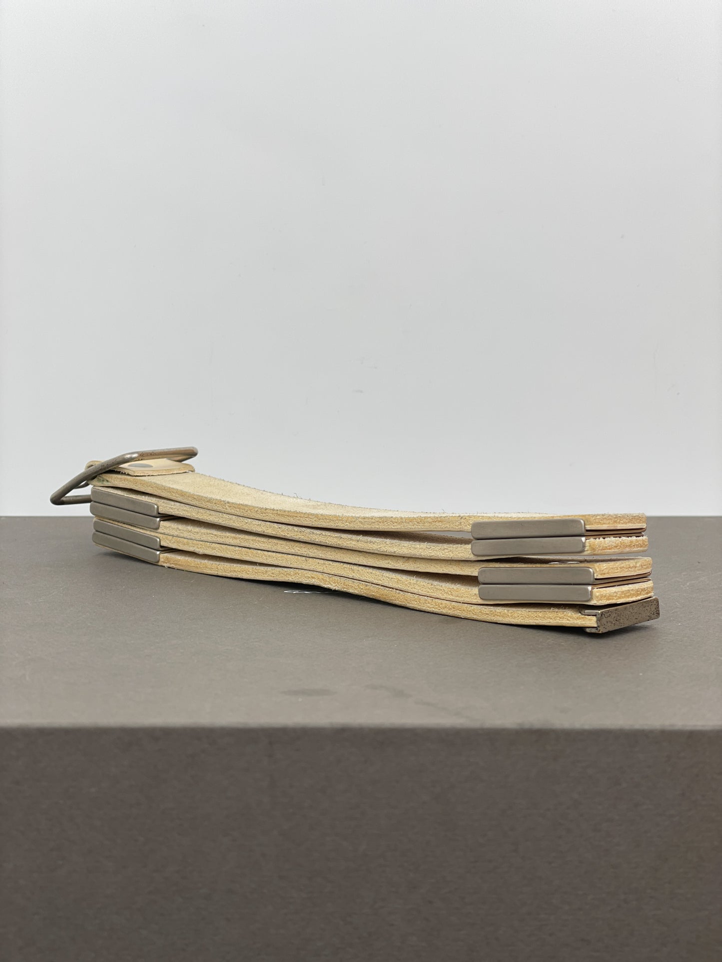 Carol Christian Poell SS02 'Safe' Folded Screw Leather Belt
