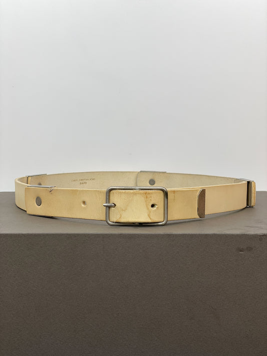 Carol Christian Poell SS02 'Safe' Folded Screw Leather Belt