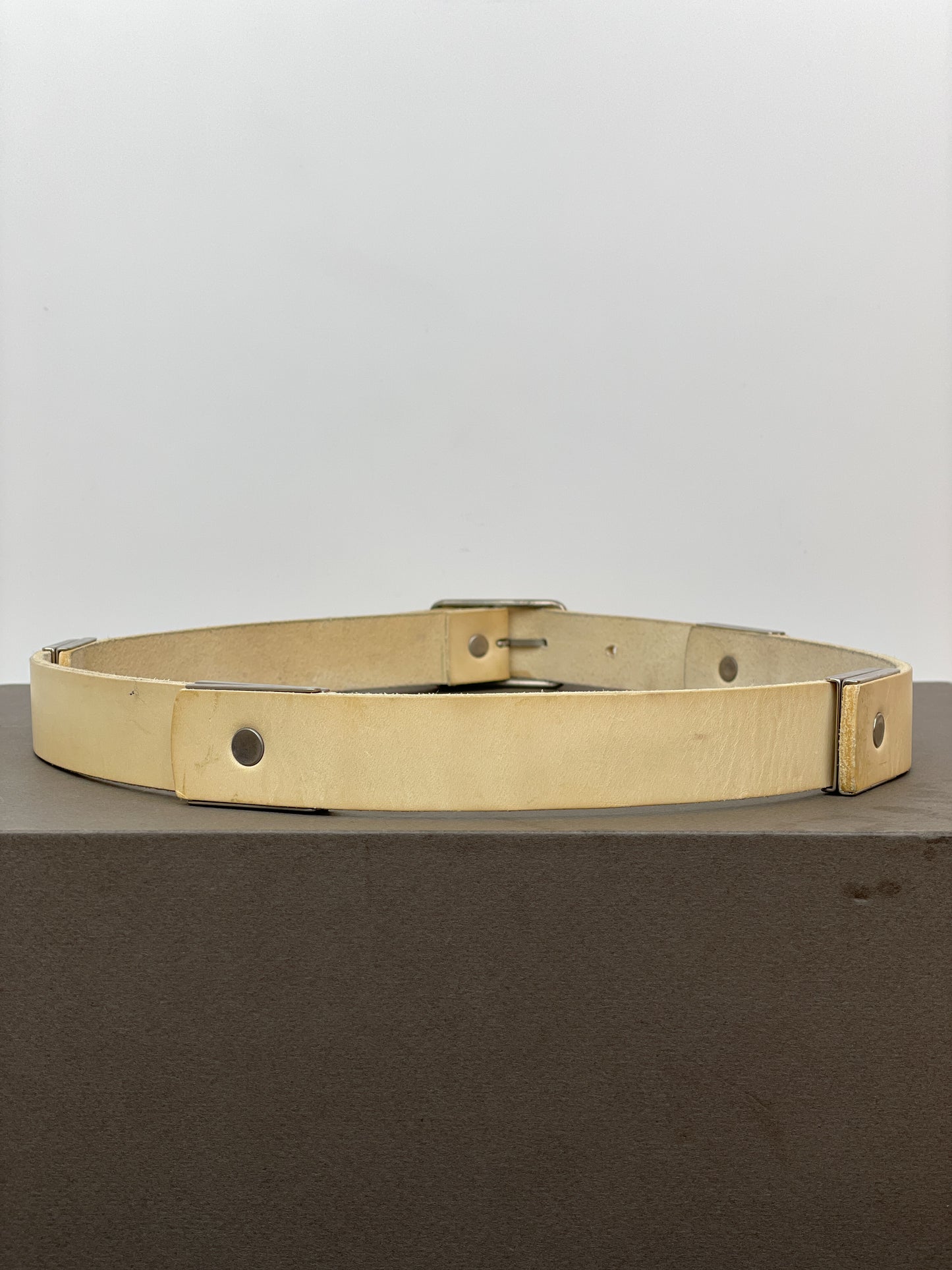 Carol Christian Poell SS02 'Safe' Folded Screw Leather Belt