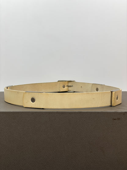 Carol Christian Poell SS02 'Safe' Folded Screw Leather Belt