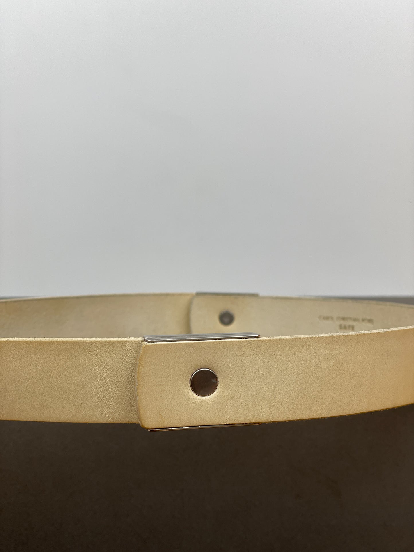 Carol Christian Poell SS02 'Safe' Folded Screw Leather Belt