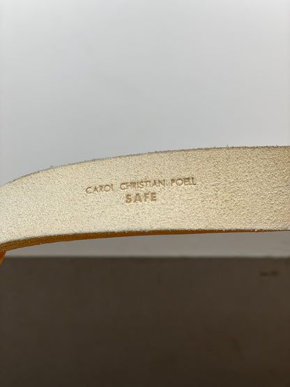 Carol Christian Poell SS02 'Safe' Folded Screw Leather Belt